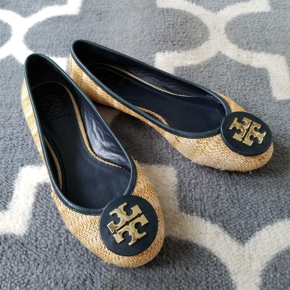 Tory Burch woven ballet  flats, in good pre loved - Picture 2 of 5